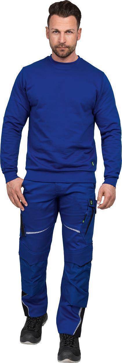 Rundhals-Sweater "Alex" Classic Line Kornblau LWSR, Gr. 2XL von Leibwächter