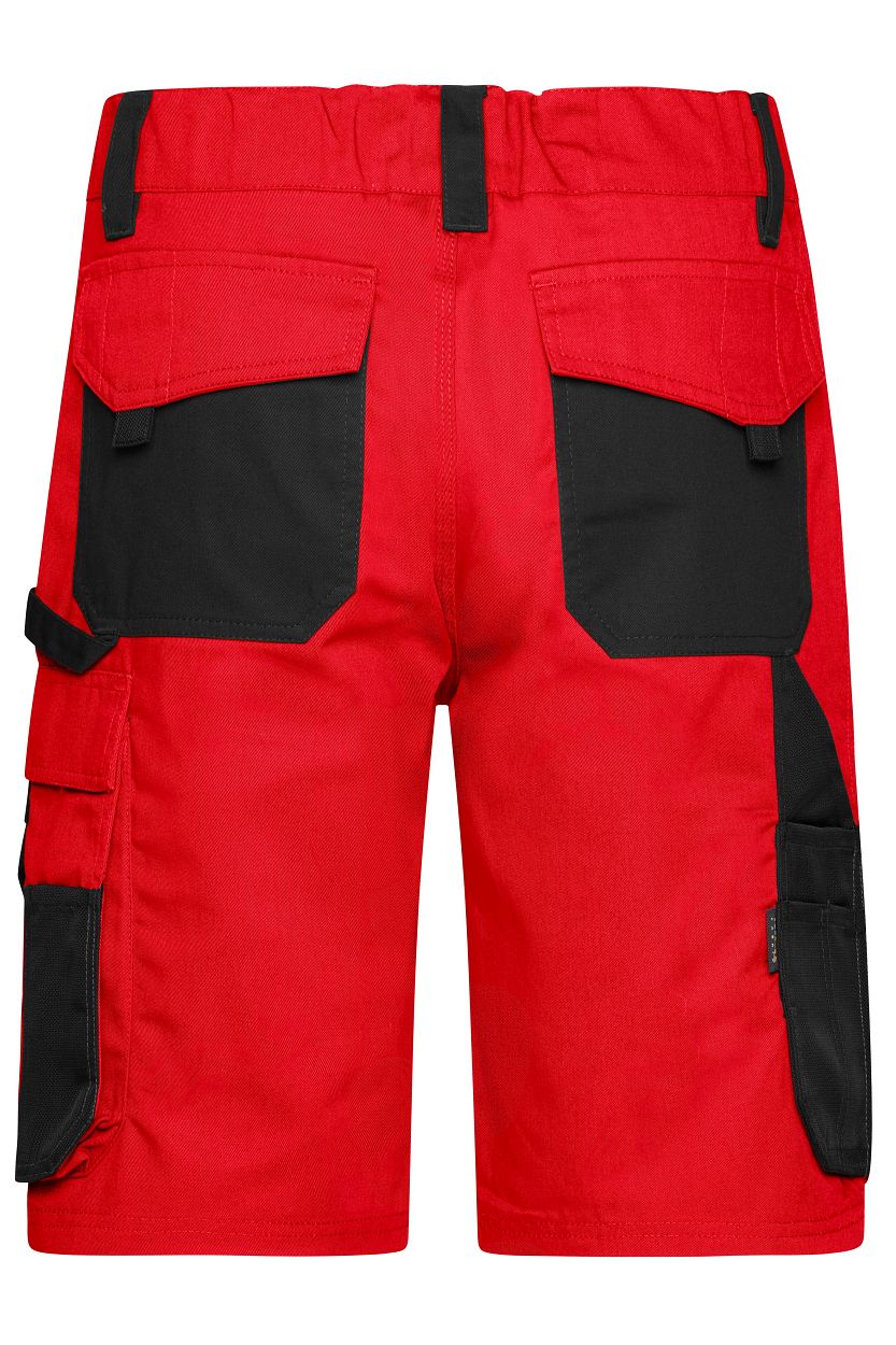 Workwear Bermudas - STRONG - "JN835" in Red/Black, Größe 62 - Daiber