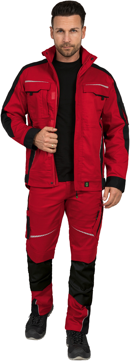 Bundjacke Flex Line Rot/Schwarz FLEXJ, Gr. 2XL von Leibwächter