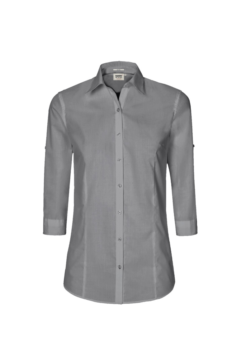 HAKRO 120 3/4-Arm-Vario Bluse MIKRALINAR® in Titan, Größe 6XL