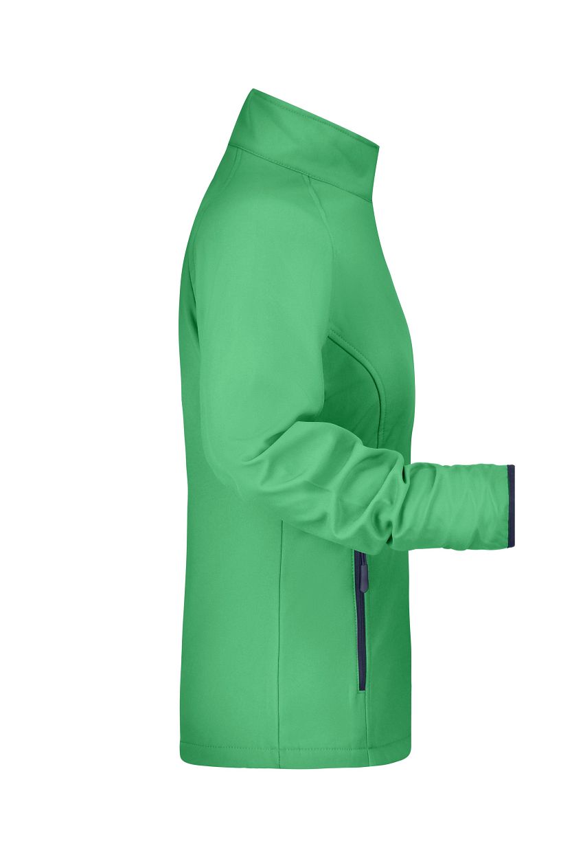 Ladies' Promo Softshell Jacket "JN1129" in Green/Navy, Größe 2XL - Daiber