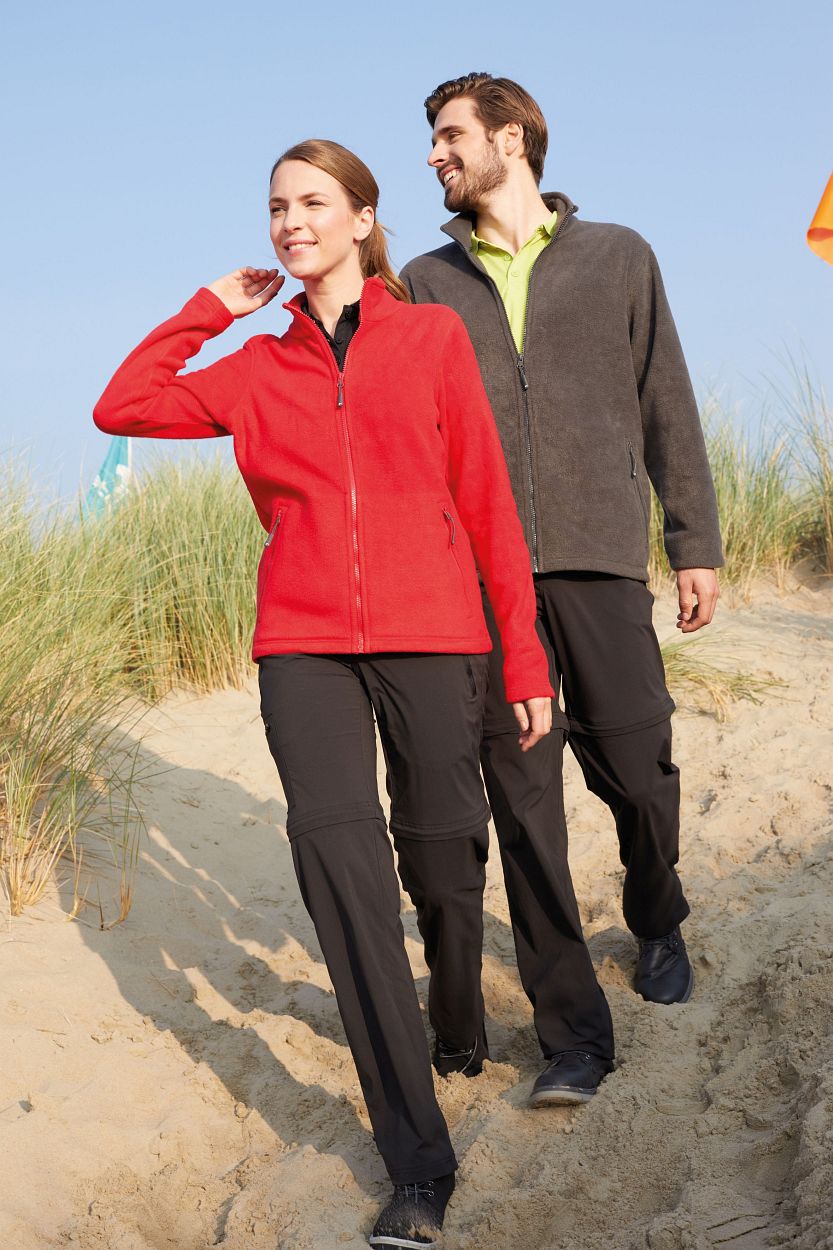 Ladies' Fleece Jacket "JN781" in White, Größe 3XL - Daiber