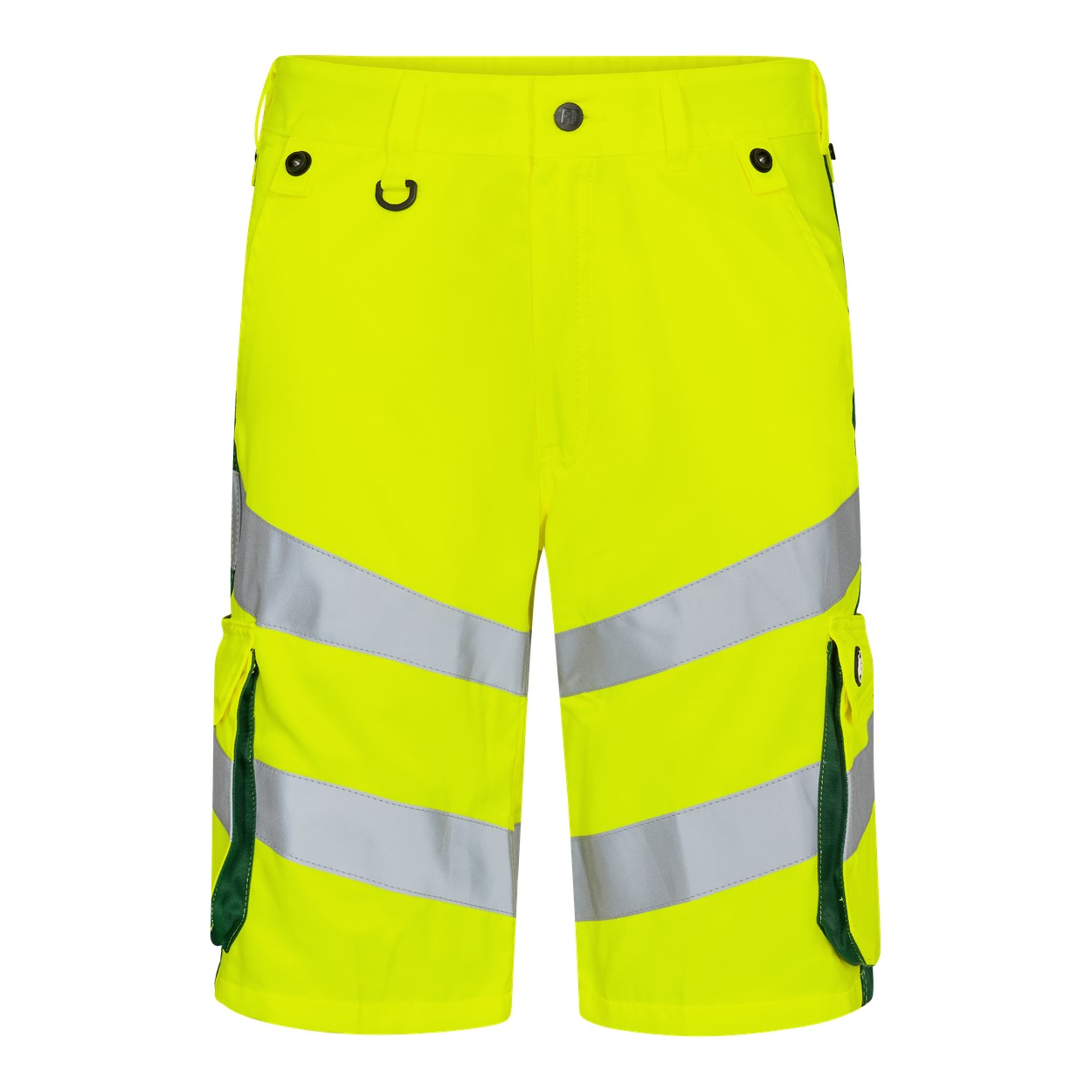 ENGEL Safety Light Arbeitsshorts in Gelb/Grün, Größe 54