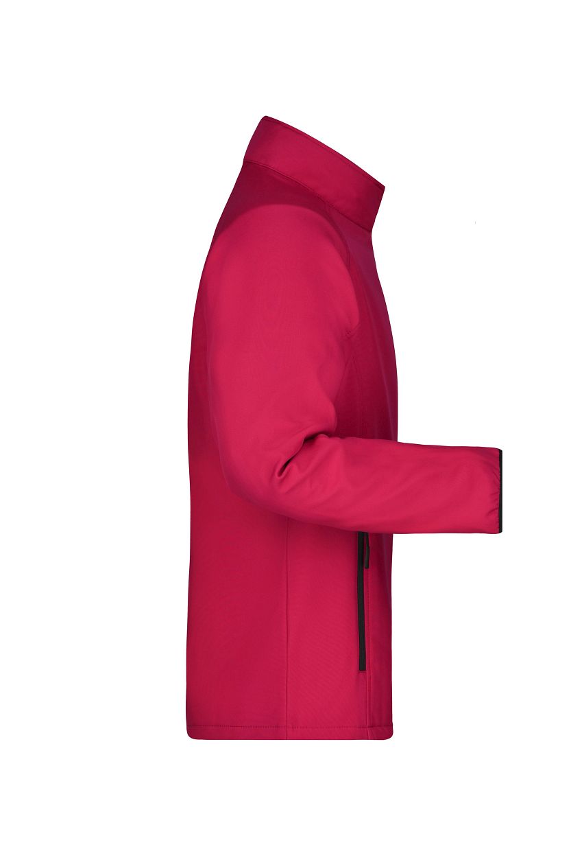 Men's Promo Softshell Jacket "JN1130" in Red/Black, Größe 3XL - Daiber
