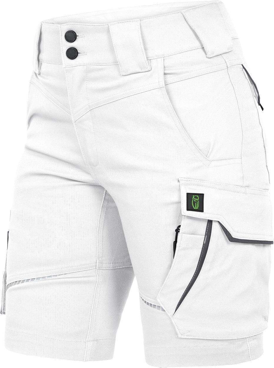 Damen Shorts Flex Line Weiß/Grau FLXDK, Gr. 52 von Leibwächter