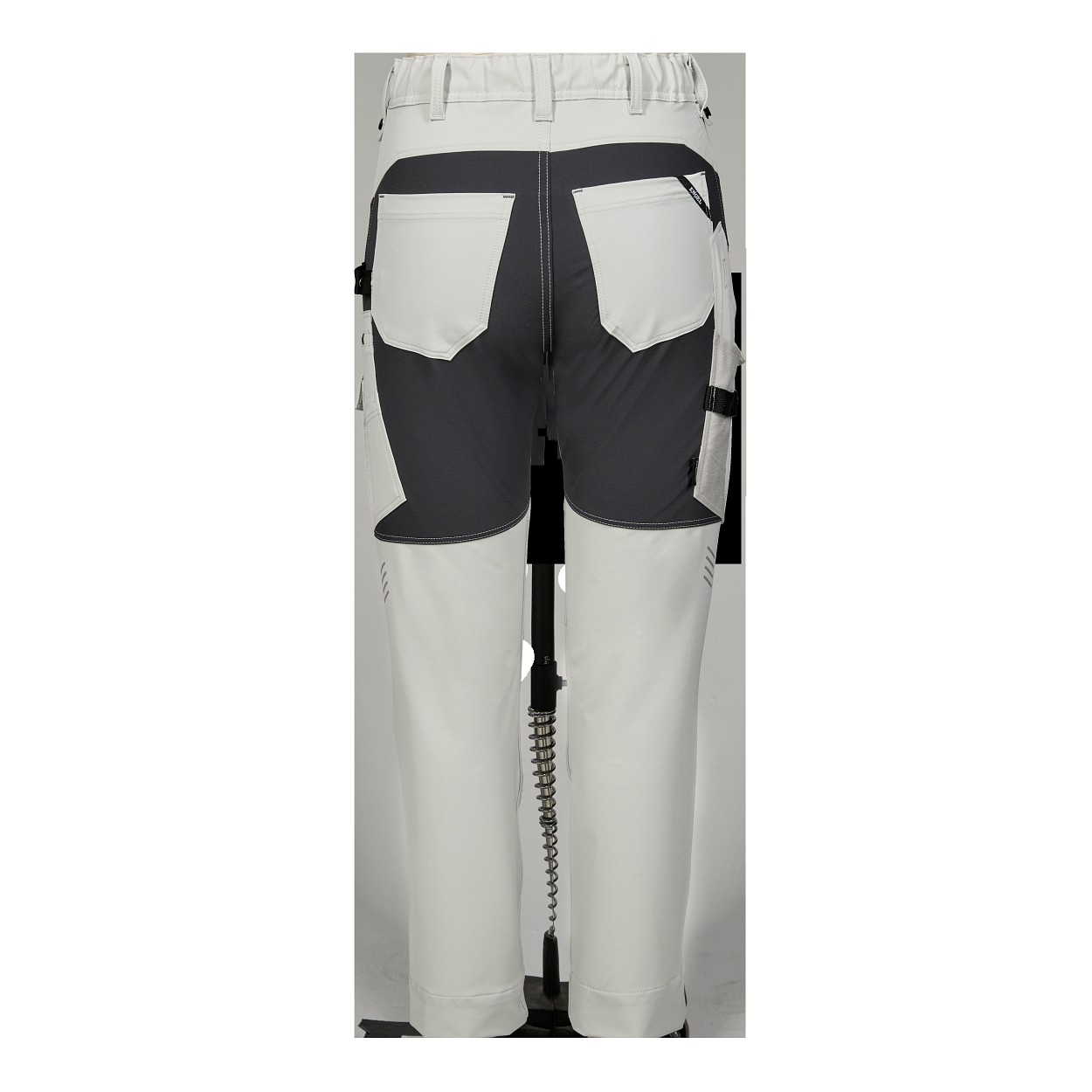 ENGEL Entire Damen Arbeitshose mit 4-Wege-Stretch in Bone White / Anthracite Grey, Größe 48