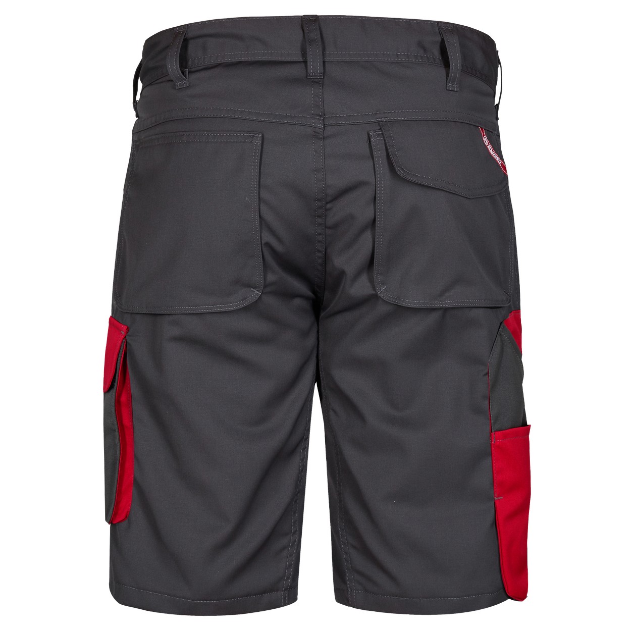 ENGEL Galaxy Light Arbeitsshorts in Anthrazit Grau/Tomato Red, Größe 54