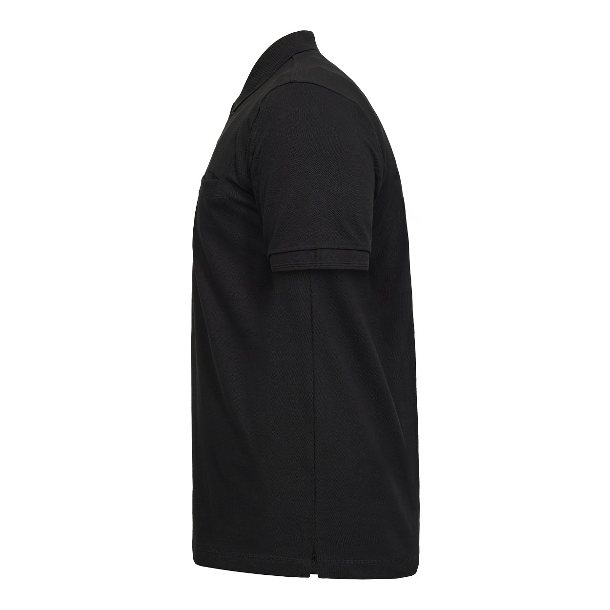 ENGEL Extend Poloshirt mit Brusttasche in Schwarz, Größe XS