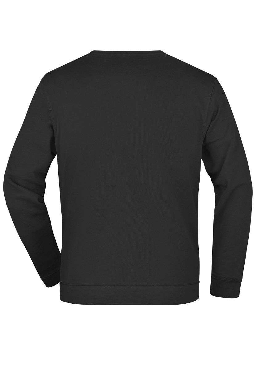 Basic Sweat "JN057" in Black, Größe 3XL - Daiber