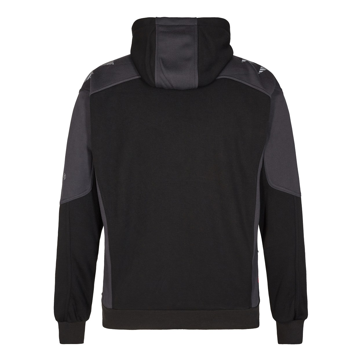 ENGEL Galaxy Sweatcardigan mit Kapuze in Schwarz/Anthrazit Grau, Größe XS