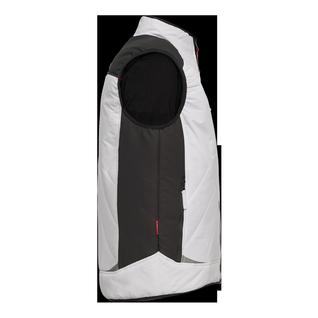 ENGEL Galaxy Stepp-Winterweste in Weiss/Anthrazit Grau, Größe XS