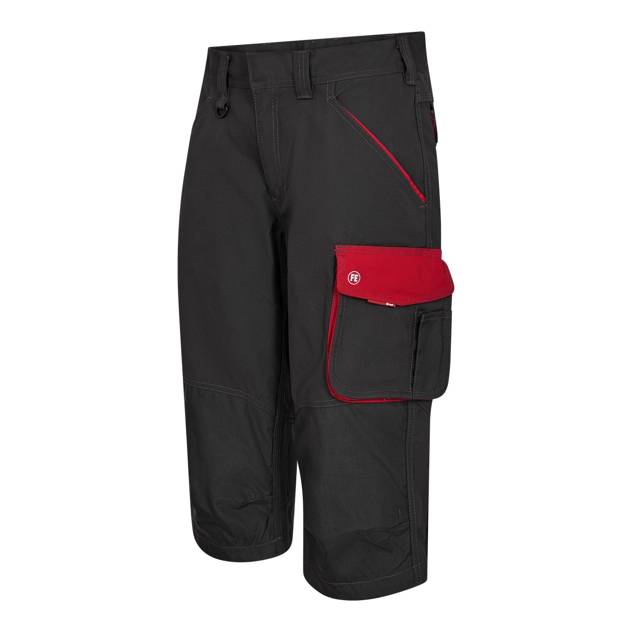 ENGEL Galaxy 3/4-Hose in Anthrazit Grau/Tomato Red, Größe 54