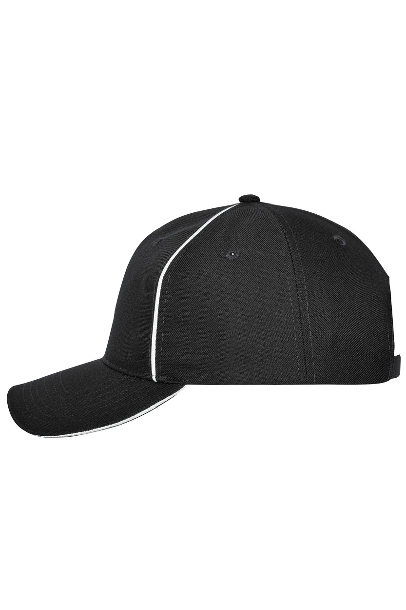 6 Panel Workwear Cap - SOLID "MB6234" in Black, Größe One Size - Daiber