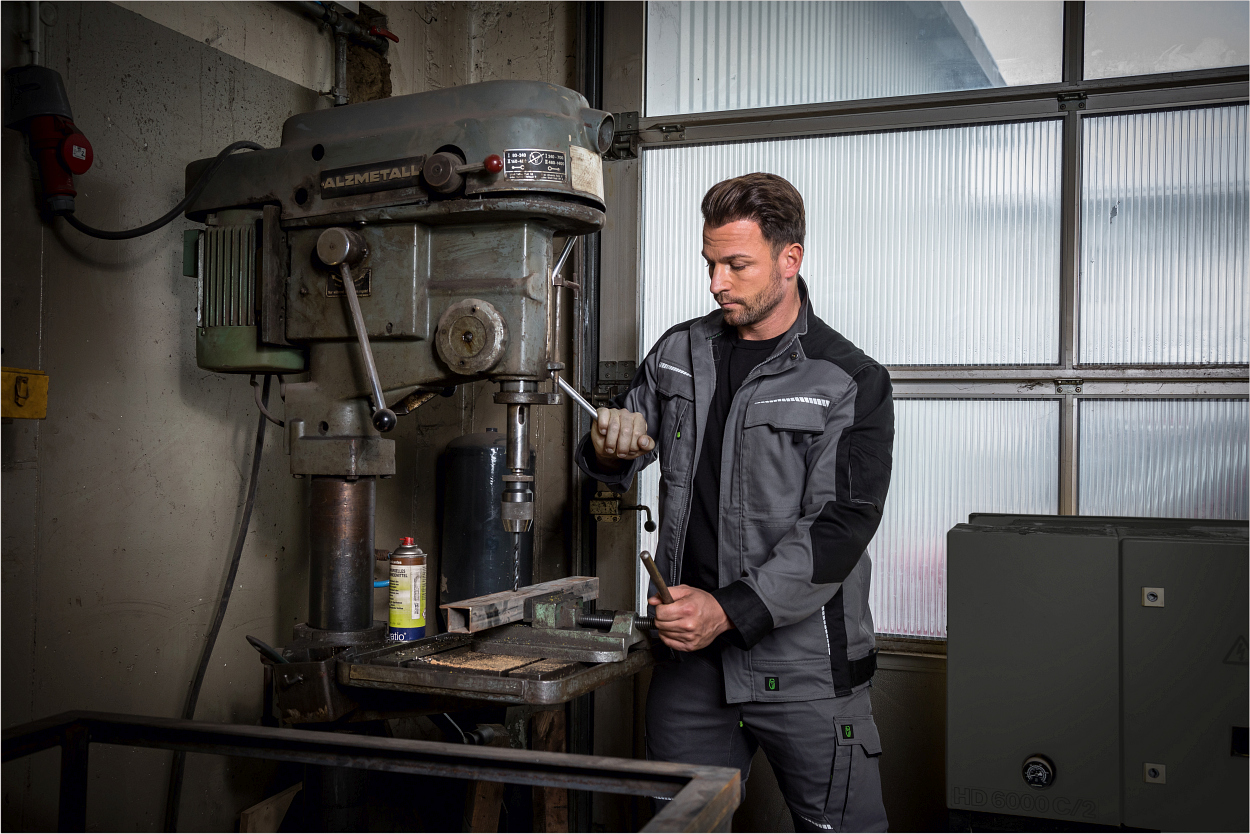 Bundjacke Flex Line Grau/Schwarz FLEXJ, Gr. 2XL von Leibwächter