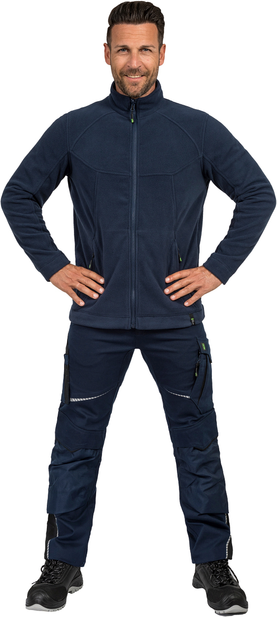 Polar-Fleecejacke Unisex CAFLJ, Gr. 2XL von Leibwächter