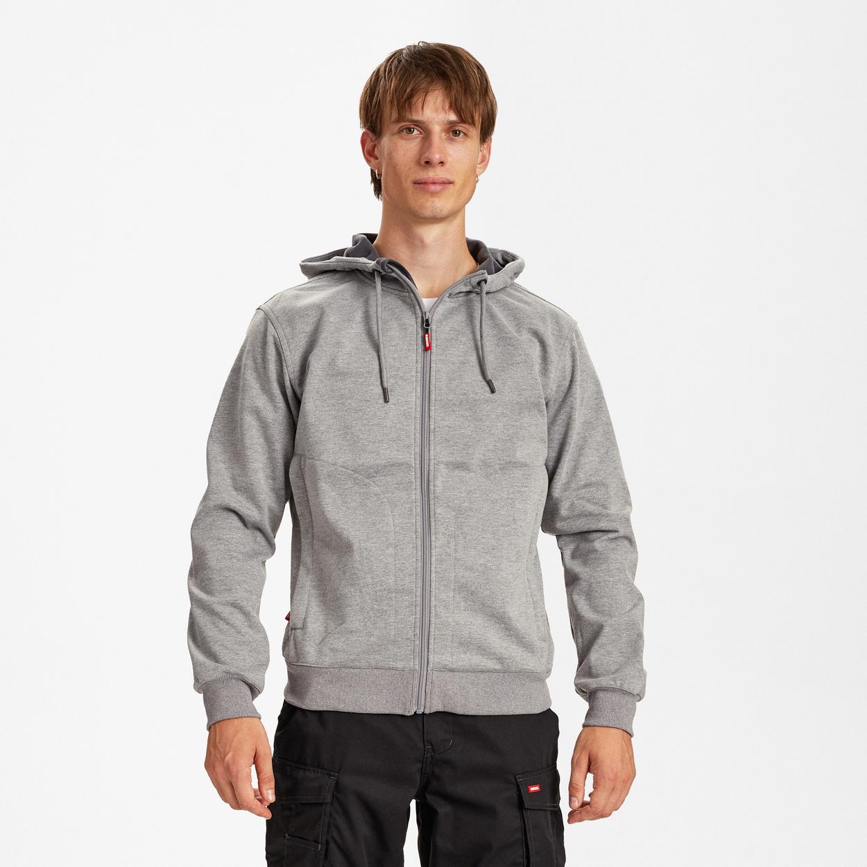 ENGEL Extend Allwetter-Cardigan in Graumeliert, Größe XS