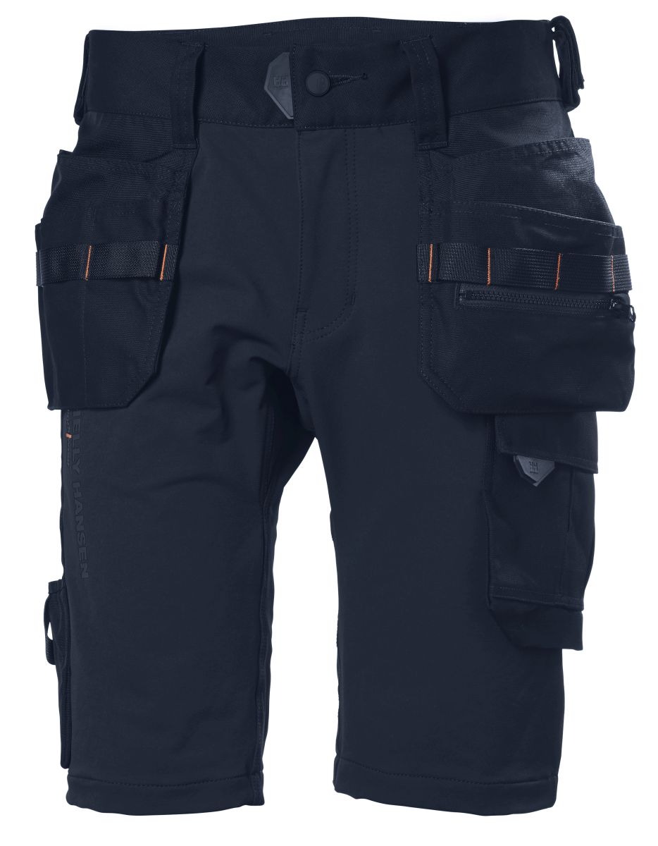 Handwerksshorts Chelsea Evolution in Black, Größe 60 von Helly Hansen Workwear