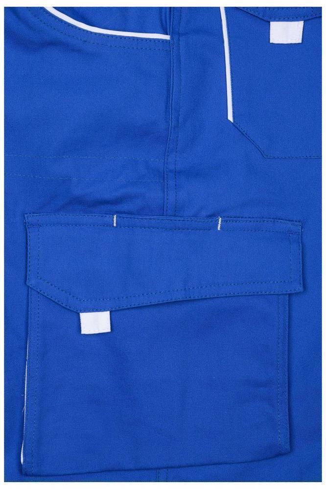 Workwear Pants - COLOR - "JN847" in White/Royal, Größe 62 - Daiber