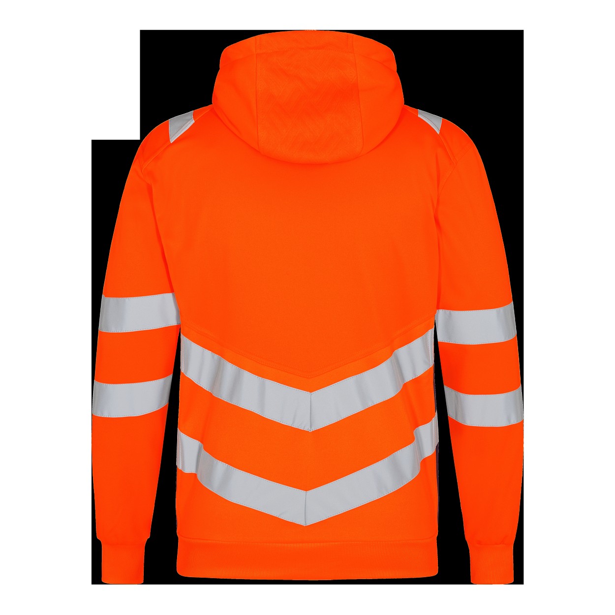 ENGEL Safety Sweatcardigan in Orange/Blue ink, Größe XS