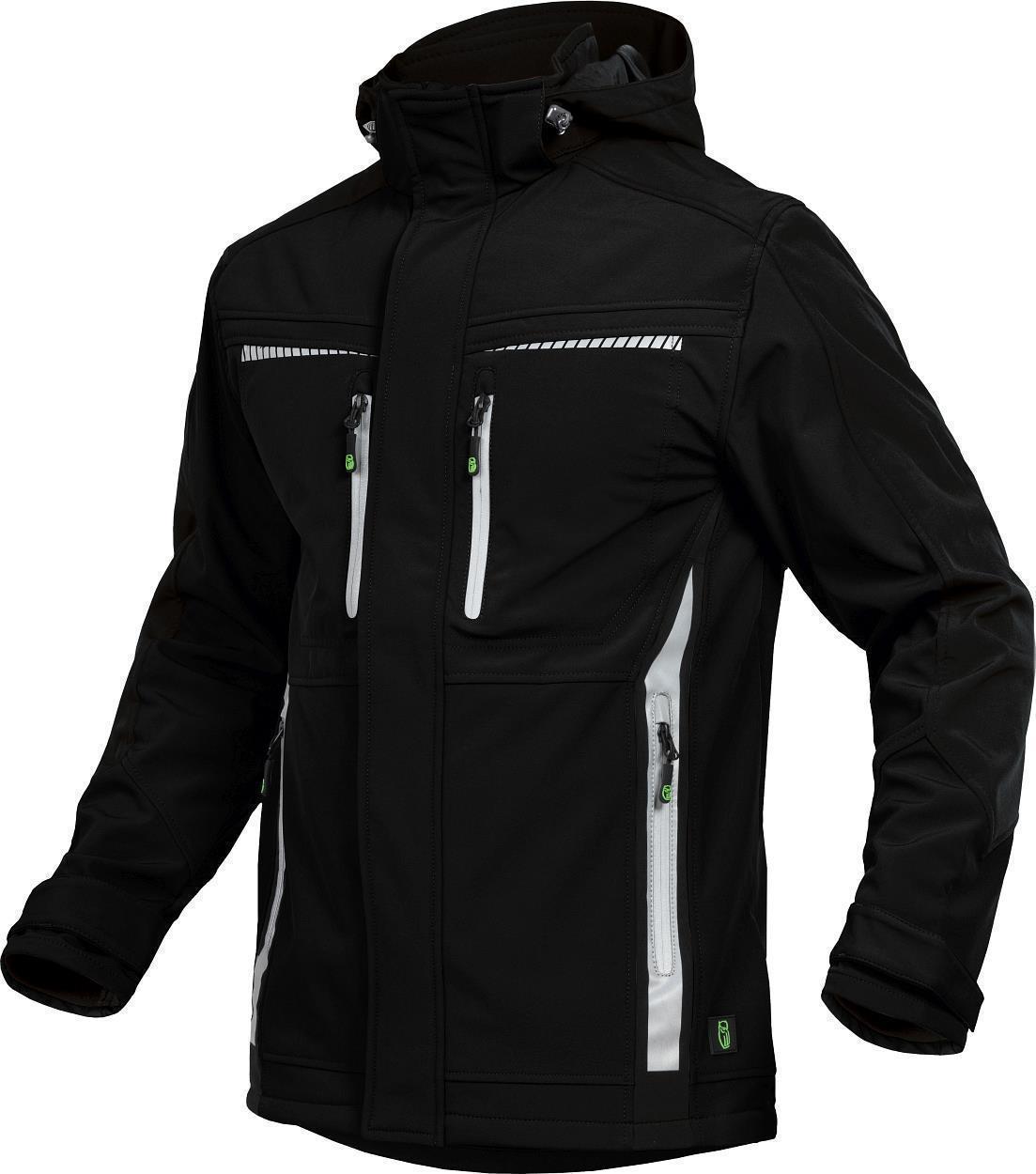 Softshelljacke Flex Line Schwarz FLEXS, Gr. 2XL von Leibwächter