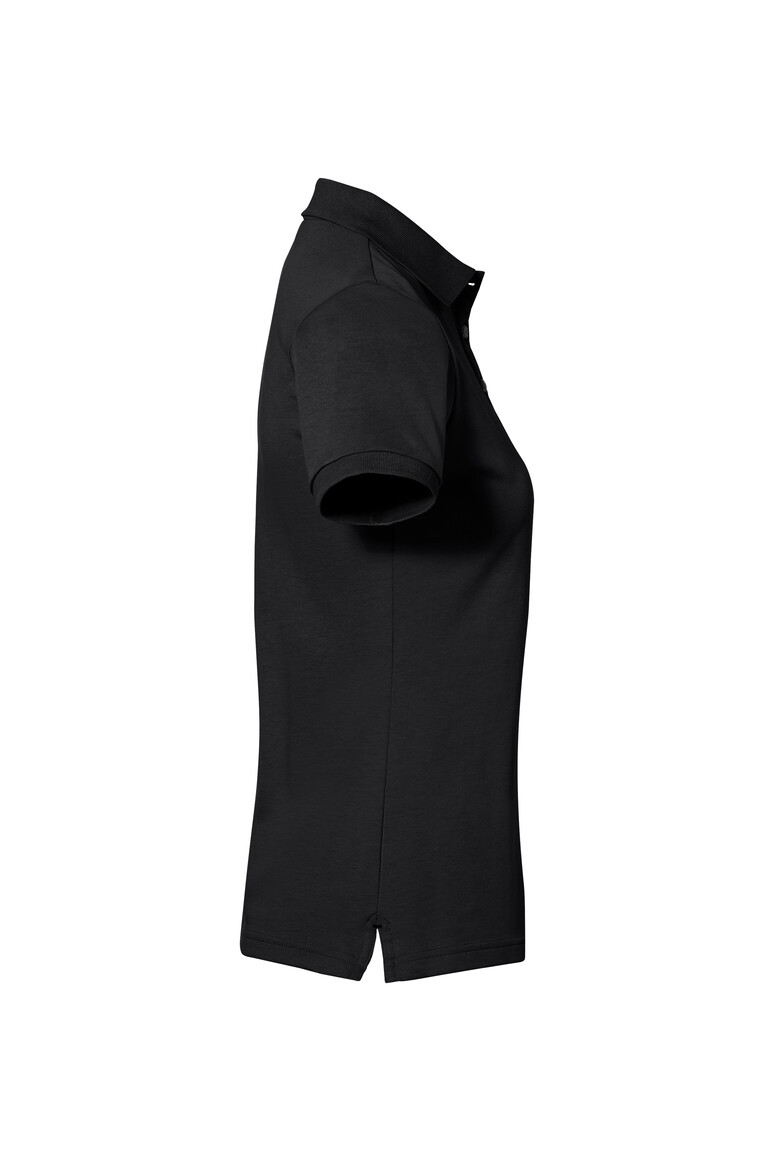 HAKRO 214 COTTON TEC® Damen Poloshirt in Schwarz, Größe 3XL