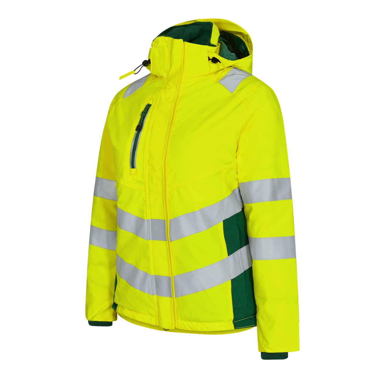 ENGEL Safety Damen Winterjacke in Gelb/Grün, Größe XS