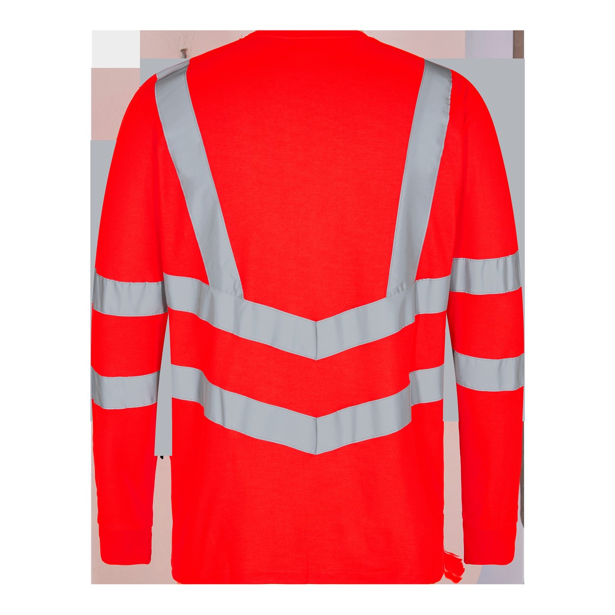 ENGEL Safety Grandad langarm-Shirt in Rot, Größe XS
