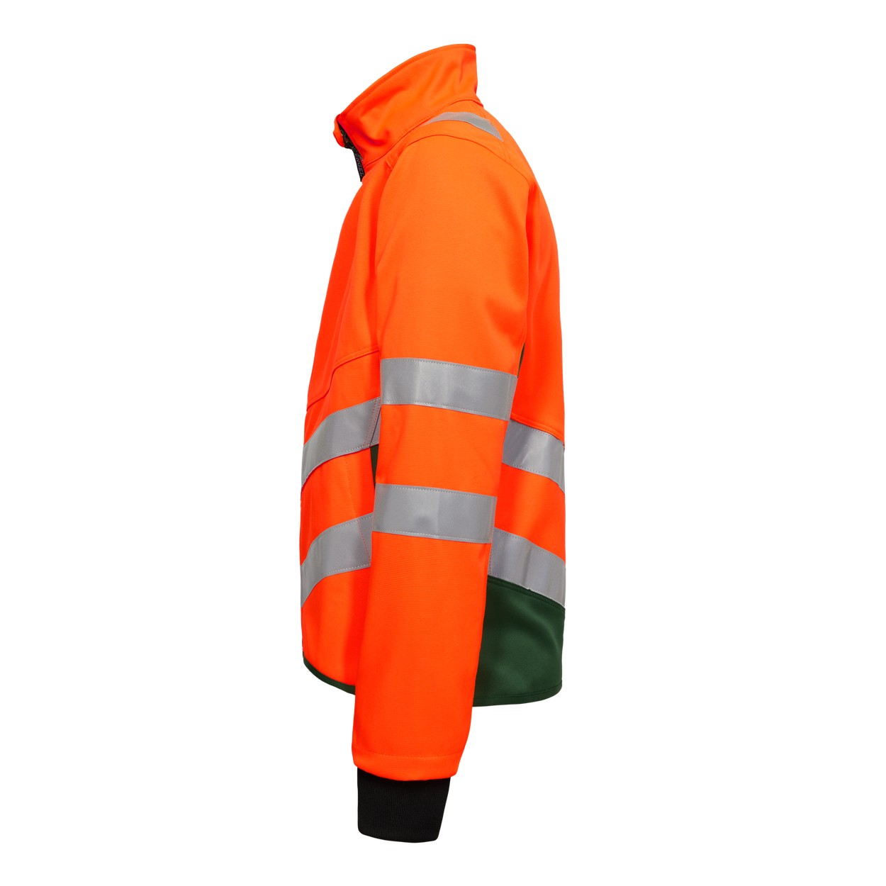 ENGEL Safety Arbeitsjacke mit 2-Wege-Stretch in Orange/Grün, Größe XS