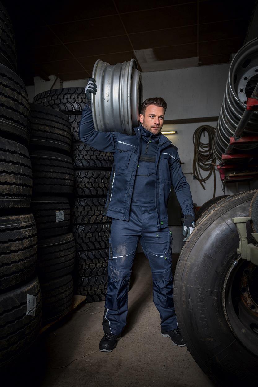 Weste FLEXV30 Flex Line in Marine/Schwarz, Gr. 7XL von Leibwächter