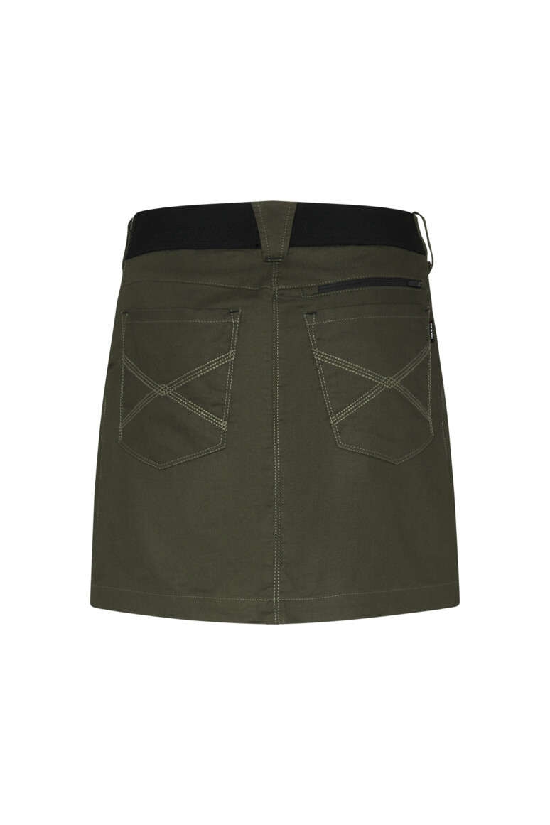 HAKRO 712 DAMEN PERFORMANCESKORT X-STRETCH in Olive, Größe 3XL