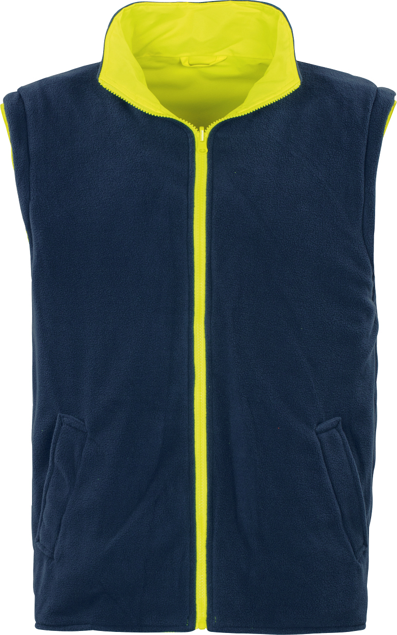 Warnschutz-Kontrast-Parka leuchtgelb-marine in Gr. XXL von Vizwell