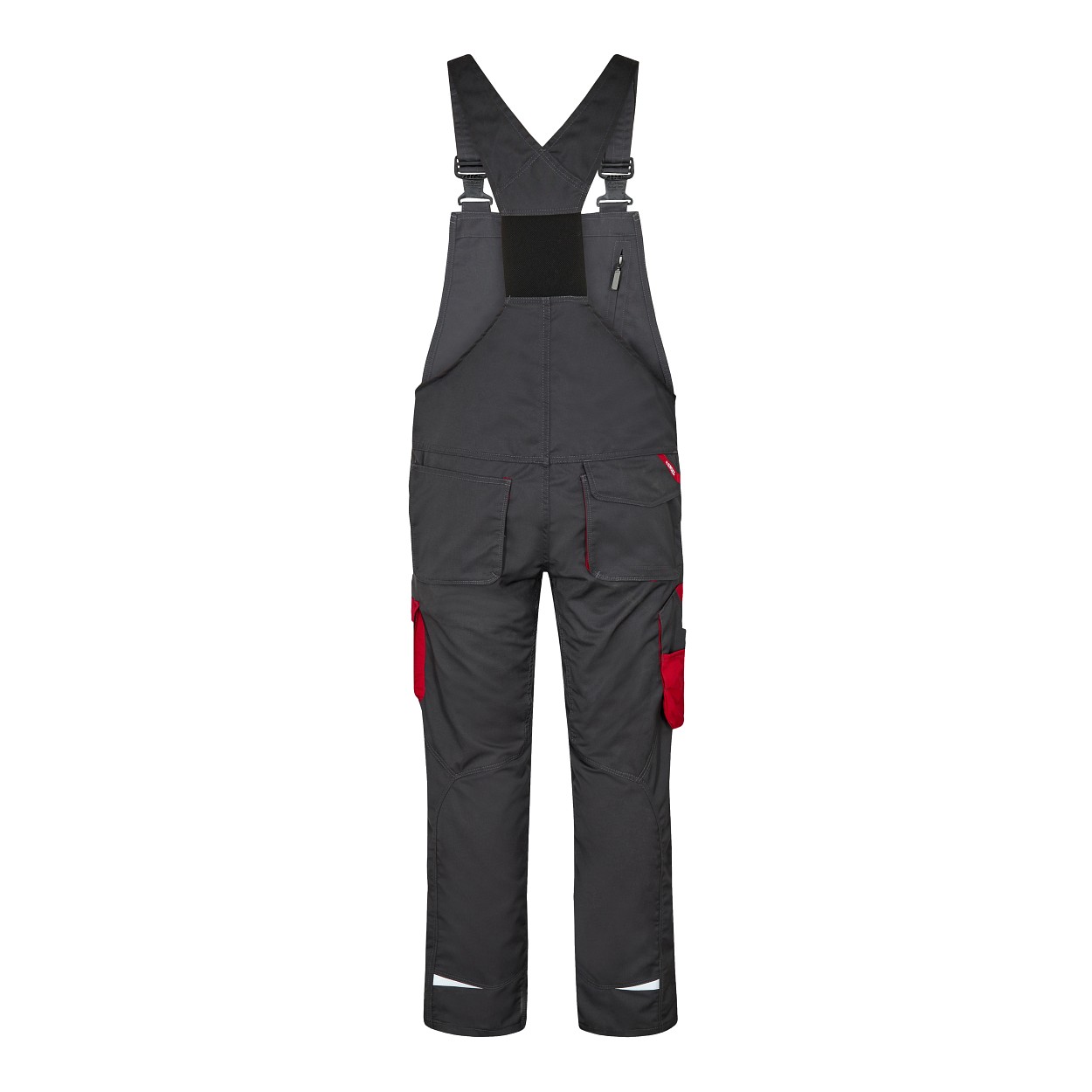 ENGEL Galaxy Light Latzhose in Anthrazit Grau/Tomato Red, Größe 106