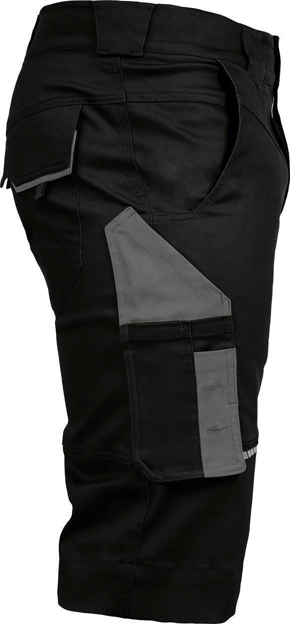 Herren-Shorts Flex Line Schwarz/Grau FLEXK, Gr. 68 von Leibwächter