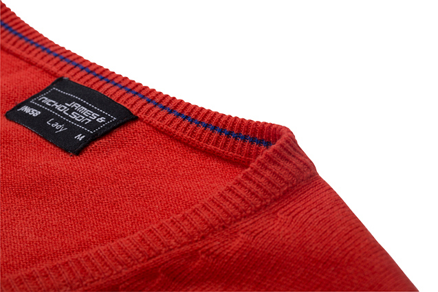 Ladies' V-Neck Pullover "JN658" in Royal, Größe 2XL - Daiber