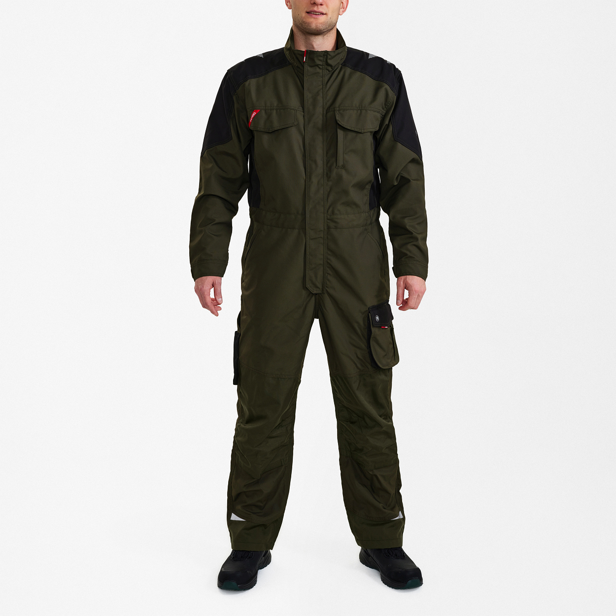 ENGEL Galaxy Overall in Forest Green/Schwarz, Größe XS