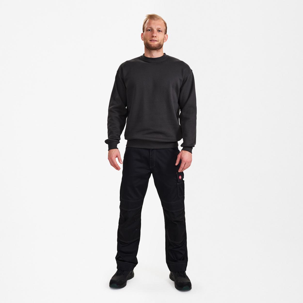 ENGEL Extend Sweatshirt in Anthrazit Grau, Größe XS