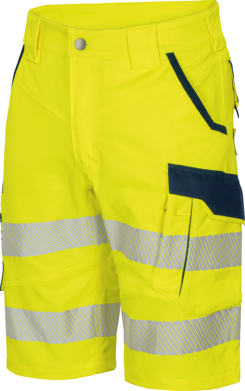 Short Flex-HiVis leuchtgelb-marine in Gr. 68 von Vizwell