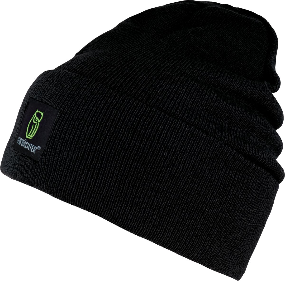 Beanie in Schwarz von Leibwächter