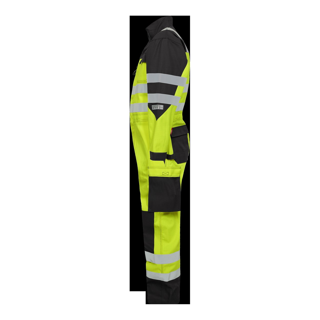 ENGEL Safety+ EN ISO 20471 Multinorm Overall in Gelb/Schwarz, Größe XS