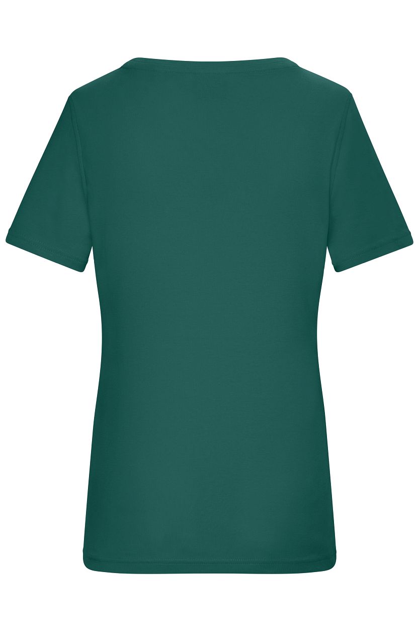 Ladies' T-Shirt 1:1 Rib OCS Standard "8039" in Smoky-Green, Größe 2XL - Daiber