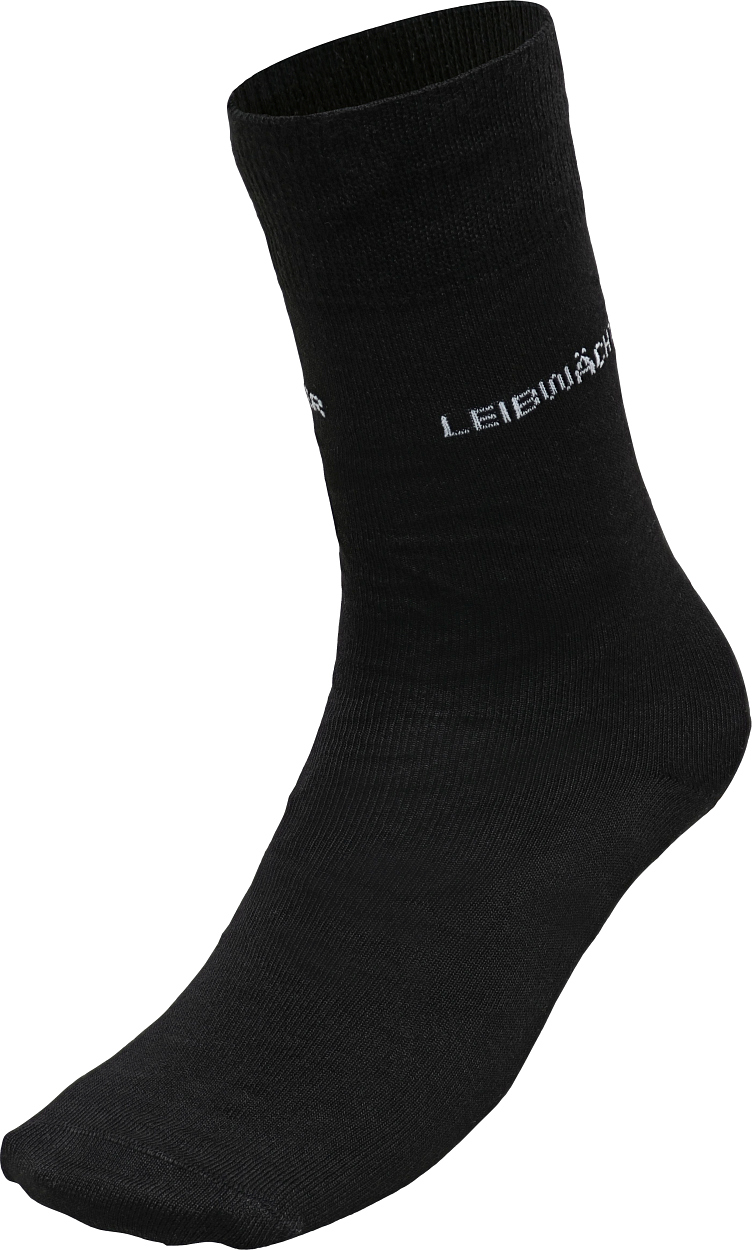 Socke Sport "hoch" LWSH, Gr. 45-47 in Schwarz von Leibwächter