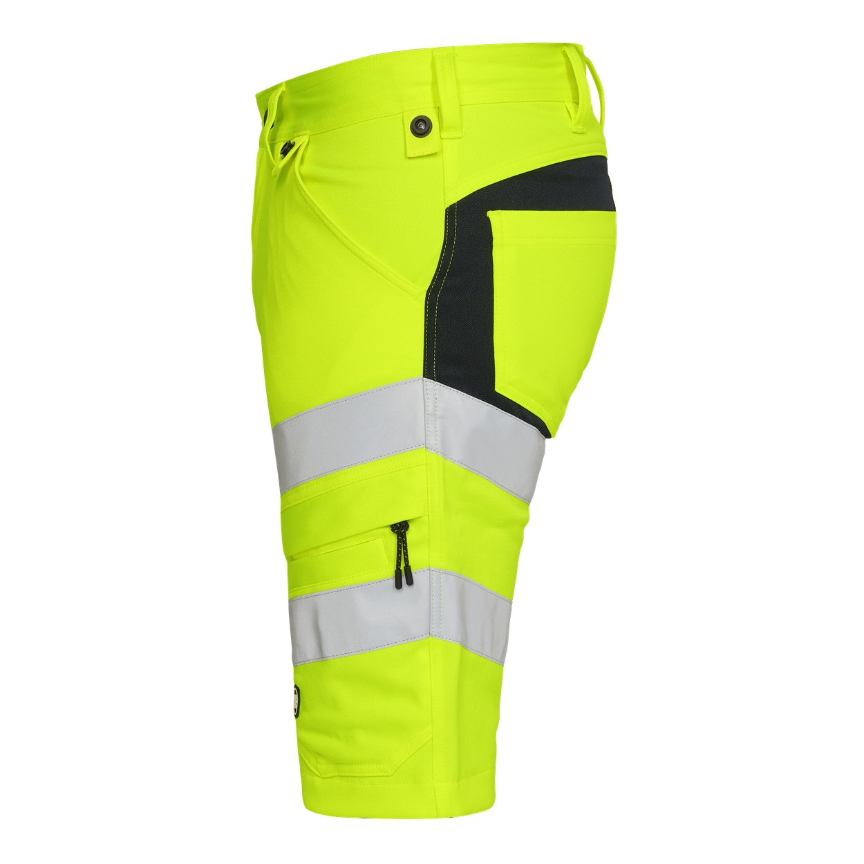 ENGEL Safety Arbeitsshorts mit 2-Wege-Stretch in Gelb/Schwarz, Größe 54