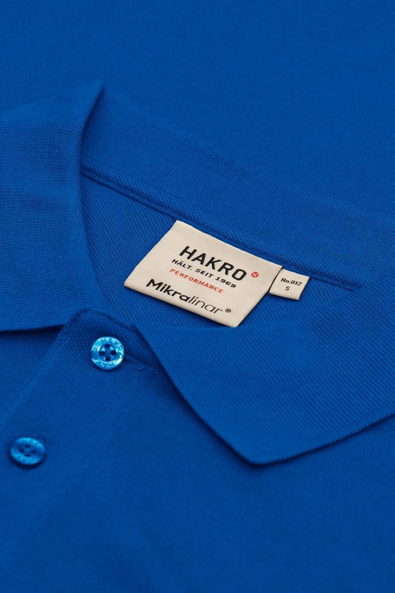 HAKRO 812 Pocket-Poloshirt MIKRALINAR® in Royalblau, Größe 6XL
