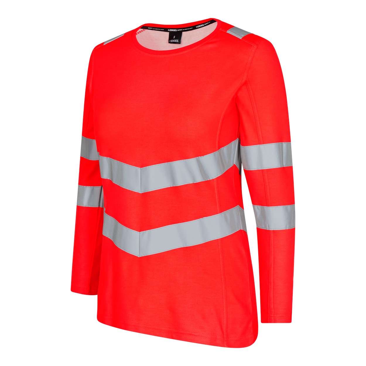 ENGEL Safety Damen langarm-Shirt in Rot, Größe XS