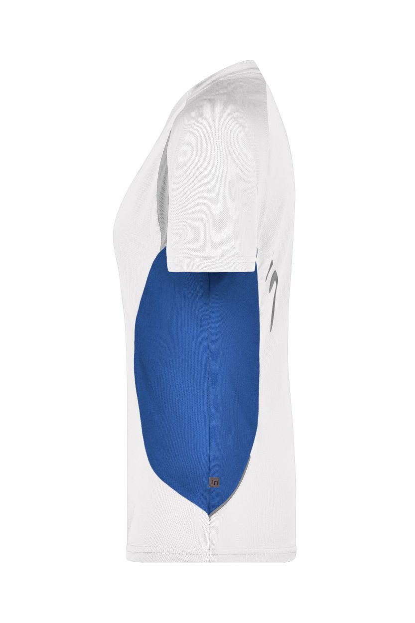 Ladies' Running-T "JN390" in White/Royal, Größe 2XL - Daiber
