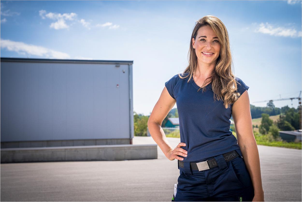 Damen T-Shirt "Lisa" Flex Line Marine FLXDT, Gr. 52 von Leibwächter