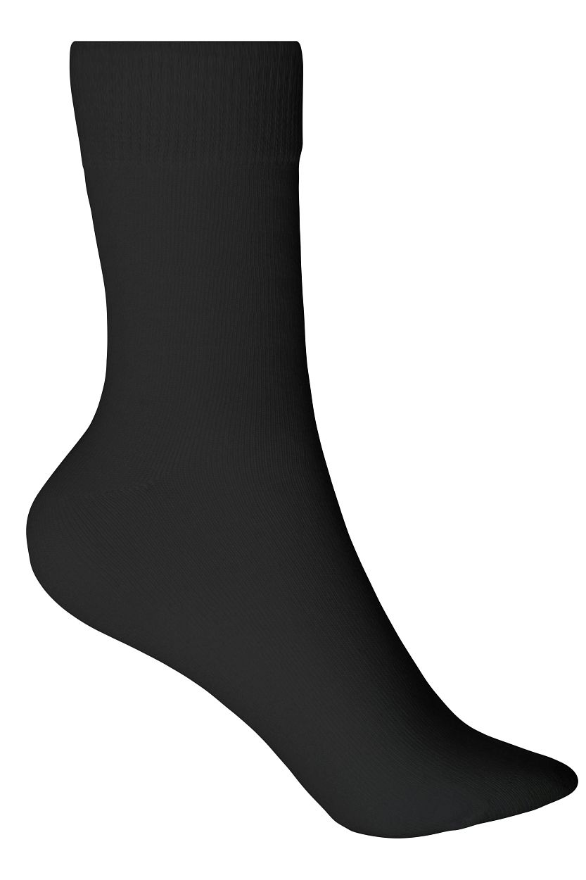 Bio Socks "8032" in Black, Größe 45-47 - Daiber