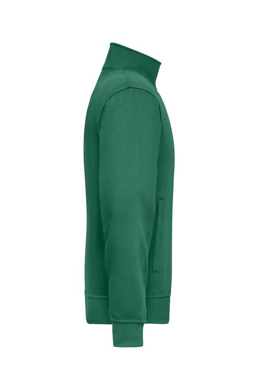 Workwear Sweat Jacket "JN836" in Dark-Green, Größe 6XL - Daiber