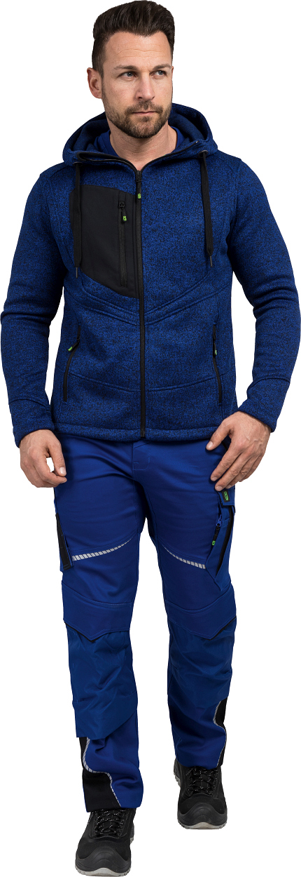 Strickjacke Casual Line Unisex Kornblau CASTJ, Gr. 2XL von Leibwächter