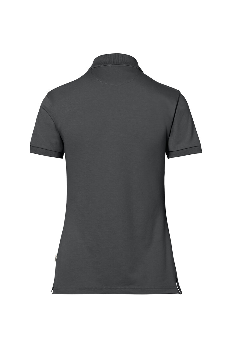 HAKRO 214 COTTON TEC® Damen Poloshirt in Anthrazit, Größe 3XL